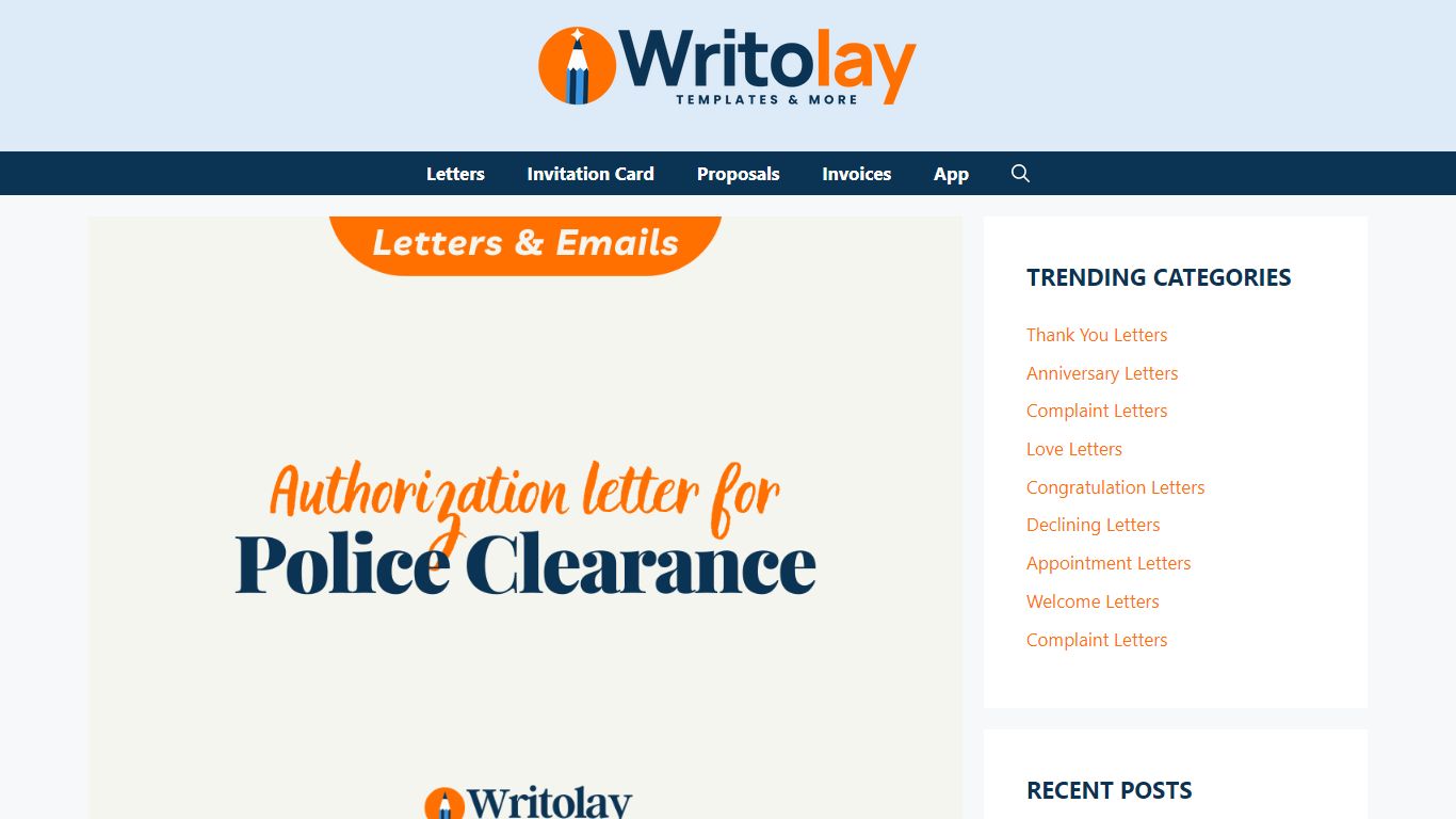 Police Clearance Authorization Letter: 4 Templates